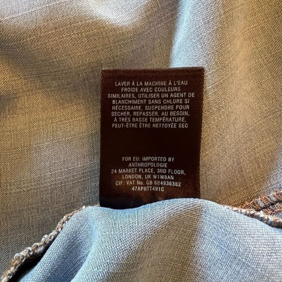 Anthropologie Holding Horses Dakota Embroidered Shirt - Picture 9 of 10